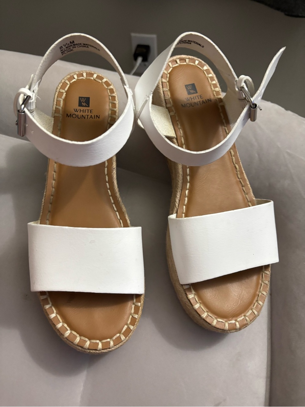 White Mountain Women’s Ankle-Strap Sandals
